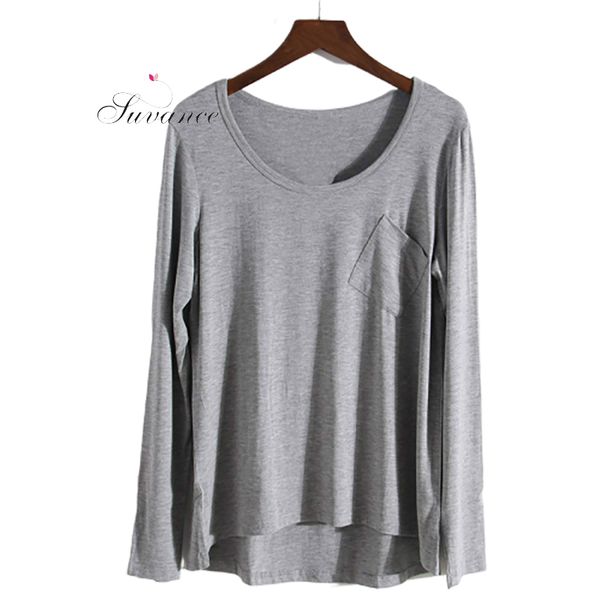 modal long sleeve o neck pure color t shirts spring summer new arrivals loose bottoming plus size s-4xl quality casual, White
modal long sleeve o neck pure color t shirts spring summer new arrivals loose bottoming plus size s-4xl quality casual, White