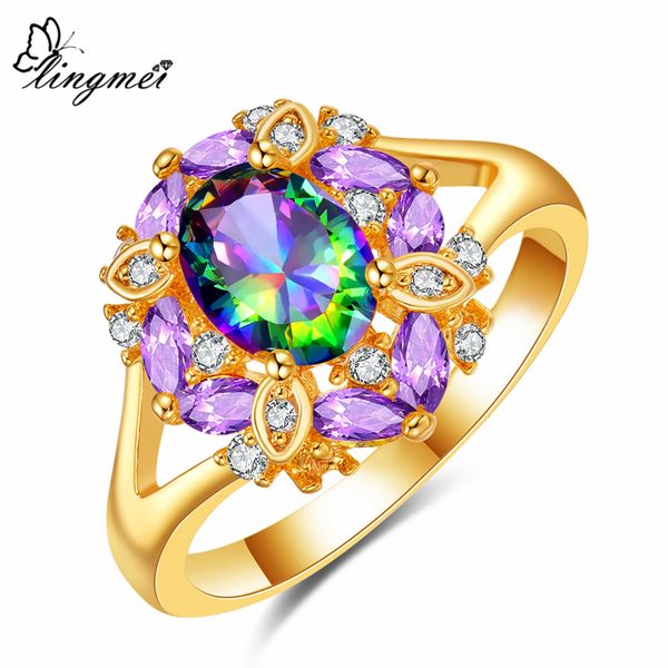lingmei noble fashion gorgeous wedding rings flower cluster zirconsilver coloryellow goldring size 6 7 8 9 party cocktail, Golden;silver
lingmei noble fashion gorgeous wedding rings flower cluster zirconsilver coloryellow goldring size 6 7 8 9 party cocktail, Golden;silver