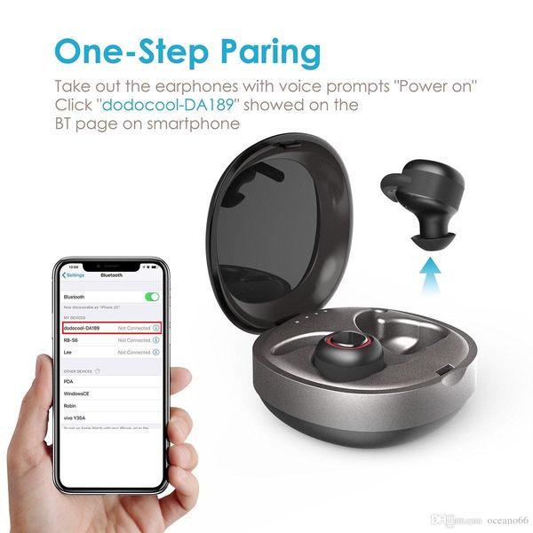 original dodocool true wireless stereo earbuds easy-pair headphones with charging box support siri and google assistant sport headset
original dodocool true wireless stereo earbuds easy-pair headphones with charging box support siri and google assistant sport headset