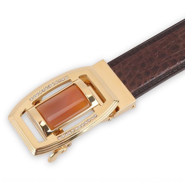 2020 new leather casual all-match men's alloy automatic buckle men's belt crocodile leather belt, Black;brown
2020 new leather casual all-match men's alloy automatic buckle men's belt crocodile leather belt, Black;brown