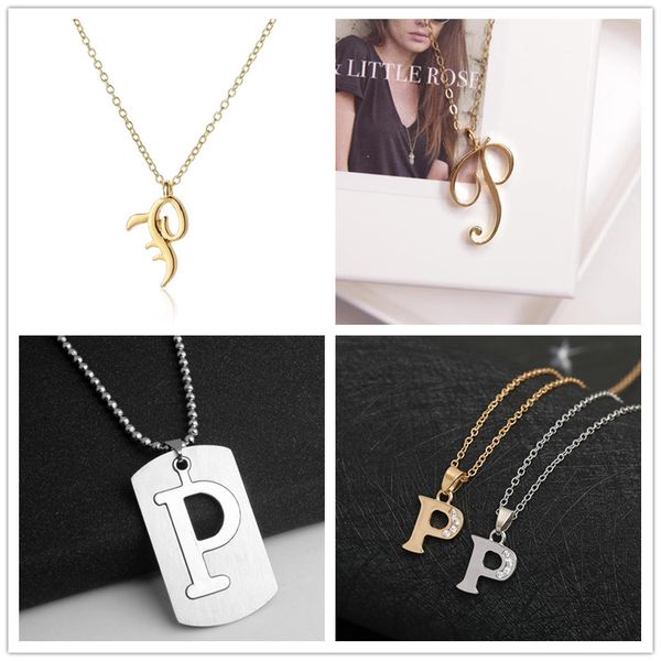 letter -p stainless steel alloy alphabet name initial pendant necklace monogram america english word sign chain friend woman mother men', Silver
letter -p stainless steel alloy alphabet name initial pendant necklace monogram america english word sign chain friend woman mother men', Silver