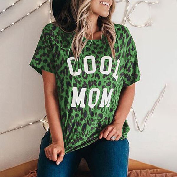 womens summer cool mom leopard print t-shirts short sleeve letter printed casual round neck fashion tees, White
womens summer cool mom leopard print t-shirts short sleeve letter printed casual round neck fashion tees, White