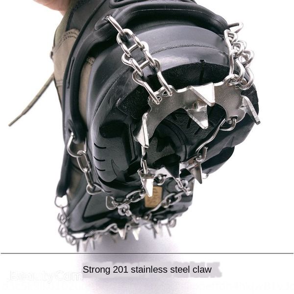 19-tooth outdoor and snow ice grip 201 stainless steel welded non-slip anti-skid anti-skid chain chain 19-tooth ice claw
19-tooth outdoor and snow ice grip 201 stainless steel welded non-slip anti-skid anti-skid chain chain 19-tooth ice claw