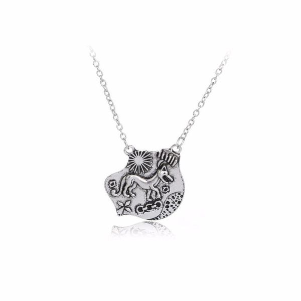 movie teen wolf pendant vintage antique personality wolf chain necklace for men, Silver
movie teen wolf pendant vintage antique personality wolf chain necklace for men, Silver