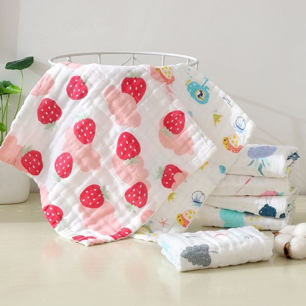 gaomi 6-layer pure cotton yarn cloth printed square 30*30 baby bib face face towelsaliva towel pure cotton baby small square towel
gaomi 6-layer pure cotton yarn cloth printed square 30*30 baby bib face face towelsaliva towel pure cotton baby small square towel