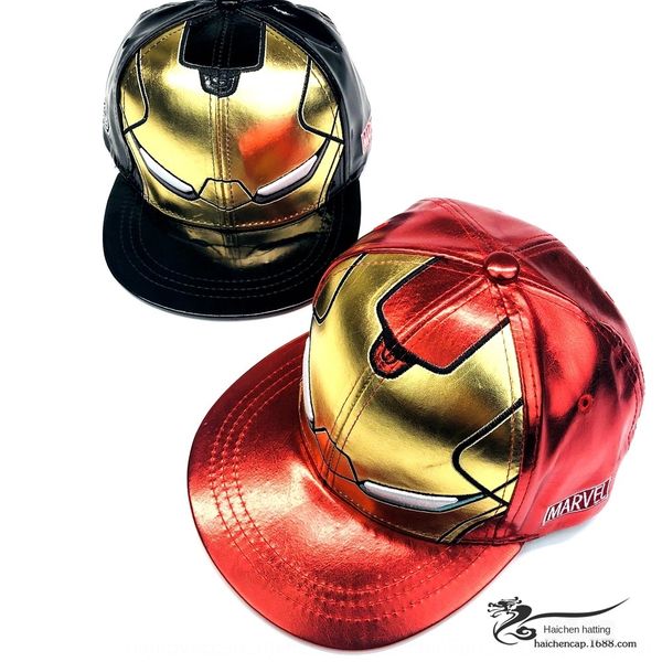 children's hat autumn new imitation leather flat edge hip-hop hat cartoon iron man hip-hop baseball baseball cap cap fashion, Yellow
children's hat autumn new imitation leather flat edge hip-hop hat cartoon iron man hip-hop baseball baseball cap cap fashion, Yellow