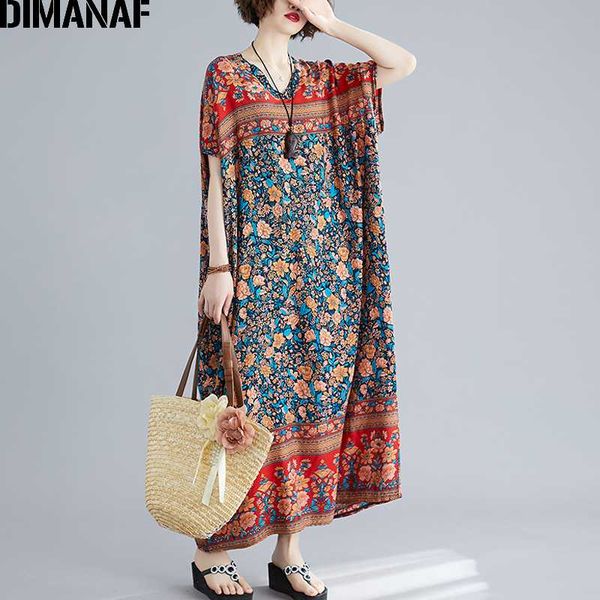 dimanaf plus size dress women clothing summer sundress bohemian floral print elegant lady vestidos loose oversize maxi dress 5xl, Black;gray
dimanaf plus size dress women clothing summer sundress bohemian floral print elegant lady vestidos loose oversize maxi dress 5xl, Black;gray