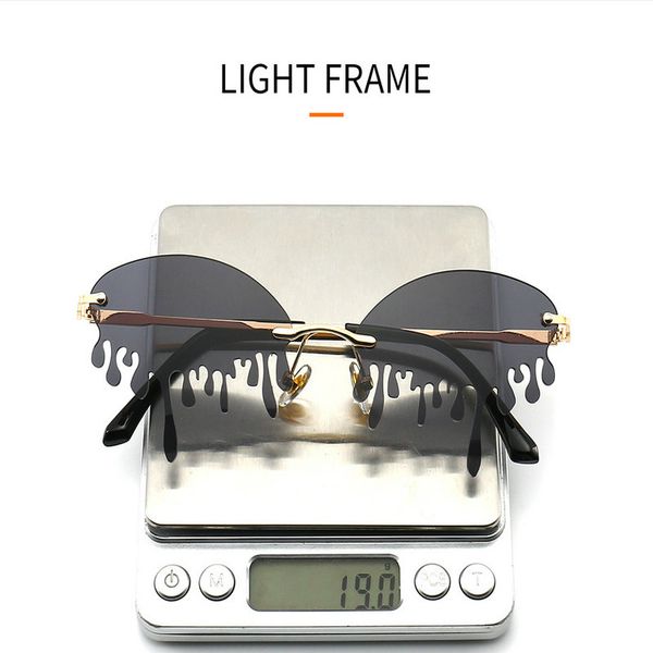 red stage catwalk tears sunglasses new rimless sunglasses women designer tears shape sun glasses for ladies unique frameless glasses egbdi, Blue
red stage catwalk tears sunglasses new rimless sunglasses women designer tears shape sun glasses for ladies unique frameless glasses egbdi, Blue