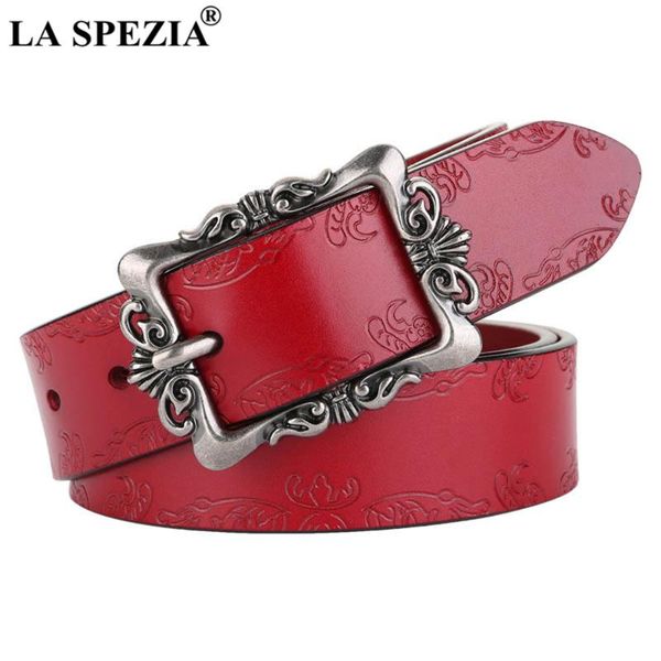 la spezia women belt real leather cowskin ladies waist belt pin buckle female waistband vintage accessories jeans strap 110cm, Black;brown
la spezia women belt real leather cowskin ladies waist belt pin buckle female waistband vintage accessories jeans strap 110cm, Black;brown