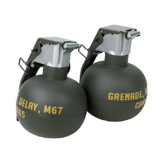 2pcs nylon dummy m-67 eg frag gren model plastic no hole dummy model for cosplay, Black;blue
2pcs nylon dummy m-67 eg frag gren model plastic no hole dummy model for cosplay, Black;blue