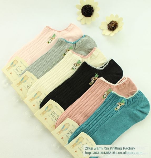 ri dan color candy-colored nv ankle candy candy sock nv wa zi invisible ankle sock pumps socks women's peter rabbit socks, Pink;yellow
ri dan color candy-colored nv ankle candy candy sock nv wa zi invisible ankle sock pumps socks women's peter rabbit socks, Pink;yellow