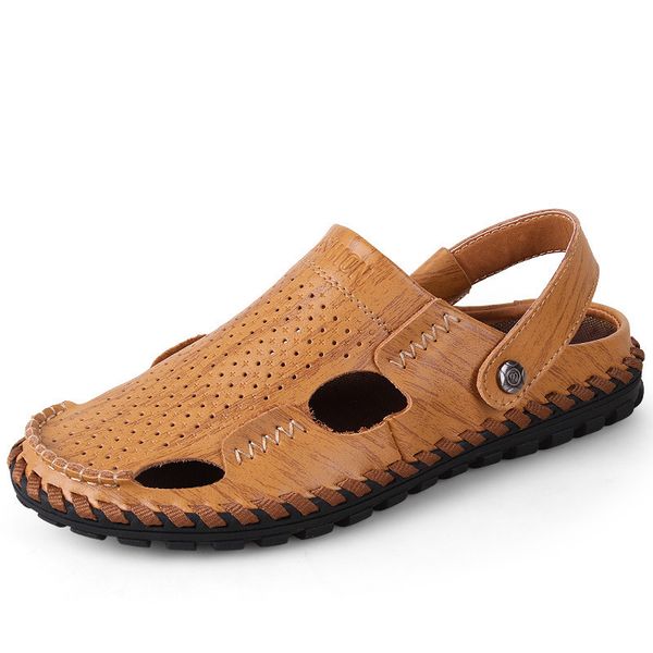 2020 summer new sandals mesh slippers men's fashion casual porous sandals wild comfortable half slippers, Black
2020 summer new sandals mesh slippers men's fashion casual porous sandals wild comfortable half slippers, Black