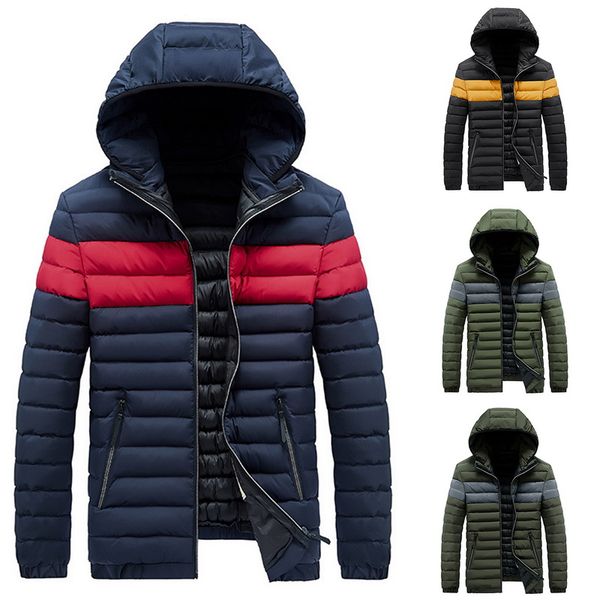 men's winter thicken cotton coat warm jacket large size hoodies zipper coat with pocket removable hat use for daily life, Black
men's winter thicken cotton coat warm jacket large size hoodies zipper coat with pocket removable hat use for daily life, Black
