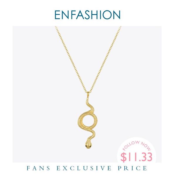 enfashion snake pendant necklace women stainless steel golor color animal choker necklace fashion jewelry 2020 collar p203075, Silver
enfashion snake pendant necklace women stainless steel golor color animal choker necklace fashion jewelry 2020 collar p203075, Silver