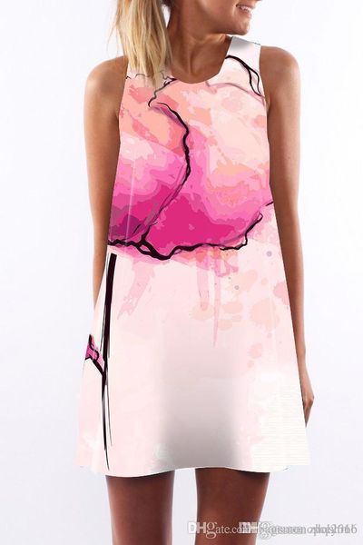 women dress crew neck summer new style sling sleeveless hip wrap lady pink petals print skirt casual pencil dresses size s-xl, Black;gray
women dress crew neck summer new style sling sleeveless hip wrap lady pink petals print skirt casual pencil dresses size s-xl, Black;gray