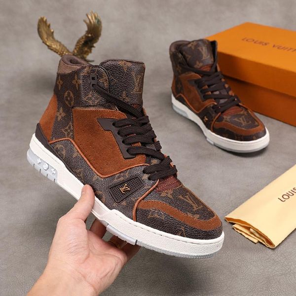 2021 designer famous luxury mens casual shoes,high mens casual sport shoes breathable leather casual shoes size 38-46 0142, Black