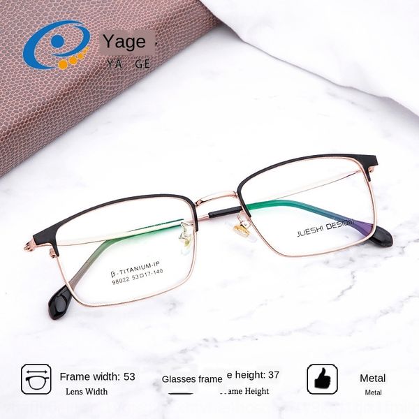jagger c98022 myopia women's myopia glasses half-frame metal glasses men's literary round face thin eye frame, Silver
jagger c98022 myopia women's myopia glasses half-frame metal glasses men's literary round face thin eye frame, Silver