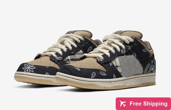 authentic travis scott x sb dunk low basketball shoes for man women cactus jack parachute beige petra brown black sneakers ct5053-001 5-13
authentic travis scott x sb dunk low basketball shoes for man women cactus jack parachute beige petra brown black sneakers ct5053-001 5-13
