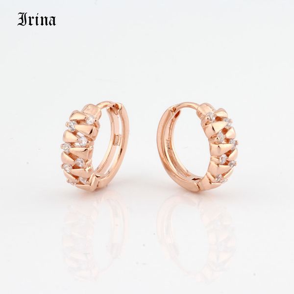 585 rose gold earrings cubic zircon hoop circle round small hoop earrings for women fashion trendy women jewelry, Golden;silver
585 rose gold earrings cubic zircon hoop circle round small hoop earrings for women fashion trendy women jewelry, Golden;silver