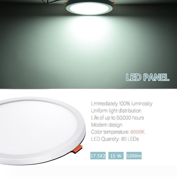 15w led panel lights ceiling round recessed lamp surface mounted round modern ceiling lamp fixture for indoor home lighting
15w led panel lights ceiling round recessed lamp surface mounted round modern ceiling lamp fixture for indoor home lighting