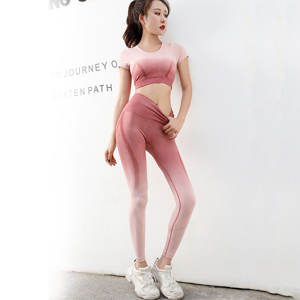 yoga set sport pink shirt leggings women gym set clothes seamless workout fitness sportswear fitness sports suit sportswear, White;red
yoga set sport pink shirt leggings women gym set clothes seamless workout fitness sportswear fitness sports suit sportswear, White;red