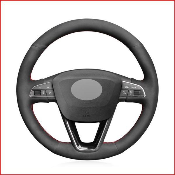 mewant black suede car steering wheel cover for seat leon 5f 3 2013-2020 ibiza 6j 2020-2020 arona 2020
mewant black suede car steering wheel cover for seat leon 5f 3 2013-2020 ibiza 6j 2020-2020 arona 2020