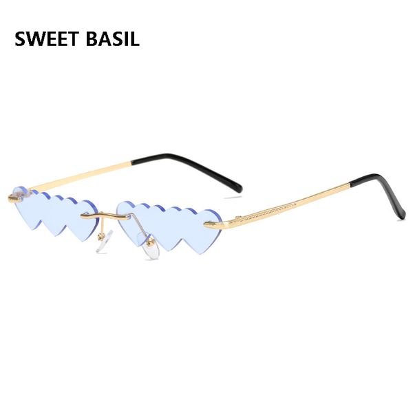 sweet basil 2020 small rimless sunglasses women vintage heart steampunk sun glasses men frameless punk eyewear shades uv400, White;black
sweet basil 2020 small rimless sunglasses women vintage heart steampunk sun glasses men frameless punk eyewear shades uv400, White;black