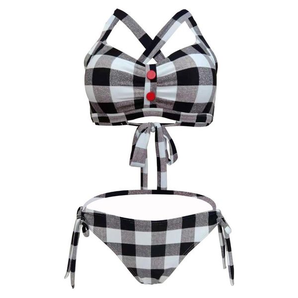 large size swimsuit 2020 women high waist bikini swimwear female bandage bikini set biquini bathing suit women, White;black
large size swimsuit 2020 women high waist bikini swimwear female bandage bikini set biquini bathing suit women, White;black