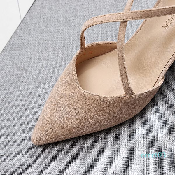 5cm high woman cross-tied flock pointed toe thin heels pumps female nude elegant sandals party wedding shoes ct03, Black
5cm high woman cross-tied flock pointed toe thin heels pumps female nude elegant sandals party wedding shoes ct03, Black