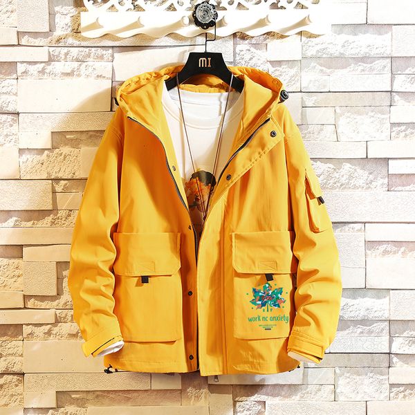 men's autumn cargo jackets men's fashion casual loose large size jacket and coats multi-pocket print hooded jackets size 5xl, Black;brown
men's autumn cargo jackets men's fashion casual loose large size jacket and coats multi-pocket print hooded jackets size 5xl, Black;brown