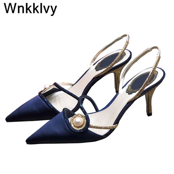 summer high heels shoes women metal button decor pointed toe slingback sandals satin ankle strap dress party pumps stilettos t200731, Black
summer high heels shoes women metal button decor pointed toe slingback sandals satin ankle strap dress party pumps stilettos t200731, Black