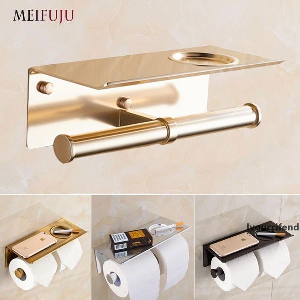 meifuju aluminum toilet paper holder with shelf gold toilet toll holder black double roll toilet paper holders with ashtray t200425
meifuju aluminum toilet paper holder with shelf gold toilet toll holder black double roll toilet paper holders with ashtray t200425