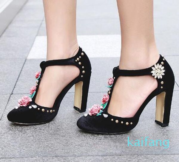luxury velvet high heel shoes women round toe rhinestone diamond flower mary janes party shoes woman celebrity shoes, Black
luxury velvet high heel shoes women round toe rhinestone diamond flower mary janes party shoes woman celebrity shoes, Black