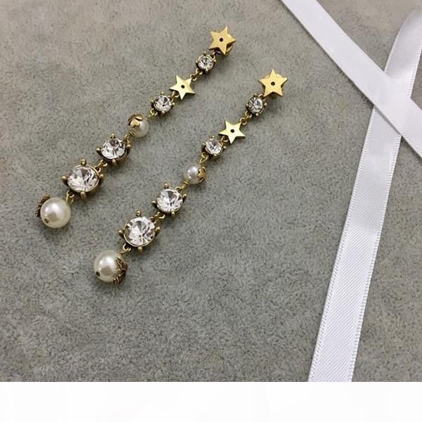 t european and american small bee pearl pendant with diamond designer earrings luxury designer jewelry women earrings, Golden
t european and american small bee pearl pendant with diamond designer earrings luxury designer jewelry women earrings, Golden