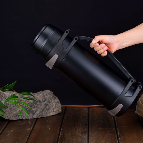luncp new stainless steel thermos cupkettle thermos cupvacuum insulation cup large capacity 3l kettle men's and women's outdoor po
luncp new stainless steel thermos cupkettle thermos cupvacuum insulation cup large capacity 3l kettle men's and women's outdoor po