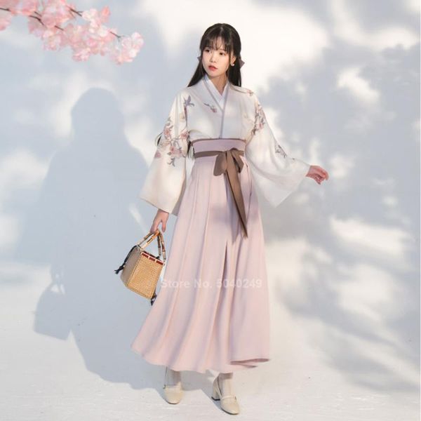 new chinese traditional clothing hanfu festival streetwear dress floral printed elegant folk dance costume fashion skirt set, Black;red
new chinese traditional clothing hanfu festival streetwear dress floral printed elegant folk dance costume fashion skirt set, Black;red