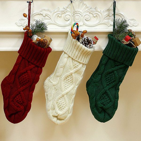 37cm knit hanging rhomboid christmas stocking candy santa claus gifts bag party holiday christmas decoration festive supplies
37cm knit hanging rhomboid christmas stocking candy santa claus gifts bag party holiday christmas decoration festive supplies