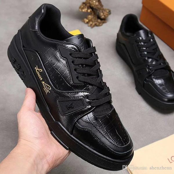 luxury mens shoes fashion sneakers flats lace -up trainer sneaker exclusively online rubber sole men shoes casual chaussures pour hommes, Black
luxury mens shoes fashion sneakers flats lace -up trainer sneaker exclusively online rubber sole men shoes casual chaussures pour hommes, Black