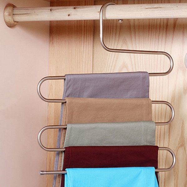 trousers hanger multifunction pants closet belt holder rack s-type foldable wardrobe hanging bags socks organizer
trousers hanger multifunction pants closet belt holder rack s-type foldable wardrobe hanging bags socks organizer