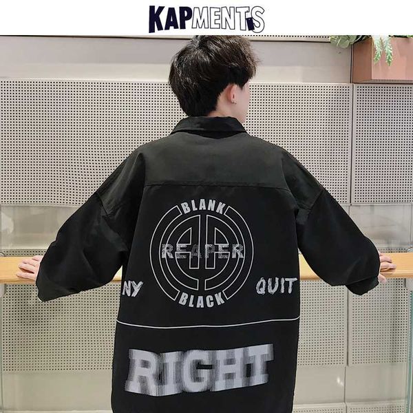 kapments men streetwear graphic shirts 2020 harajuku mens japan style loose shirt male black fashion hip hop long sleeve clothes, White;black
kapments men streetwear graphic shirts 2020 harajuku mens japan style loose shirt male black fashion hip hop long sleeve clothes, White;black
