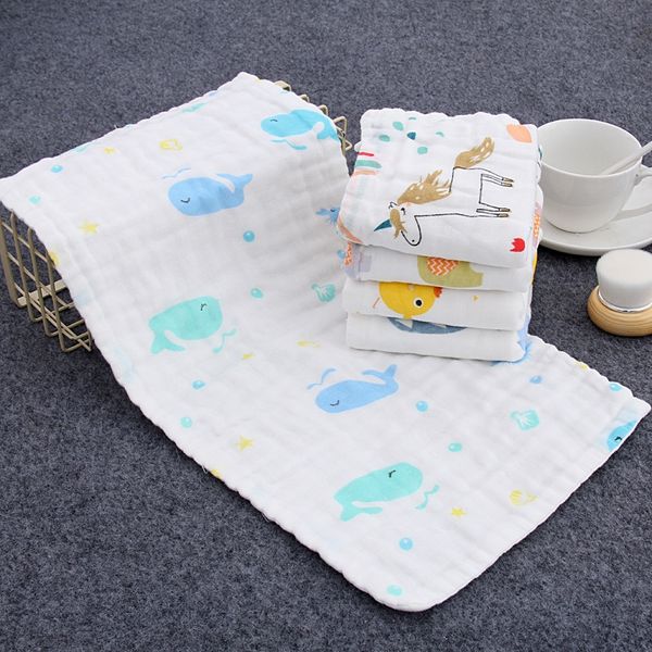 pure cotton cartoon printing water-washed bubble yarn children's small high density six-layer gauze baby towel children's towel
pure cotton cartoon printing water-washed bubble yarn children's small high density six-layer gauze baby towel children's towel