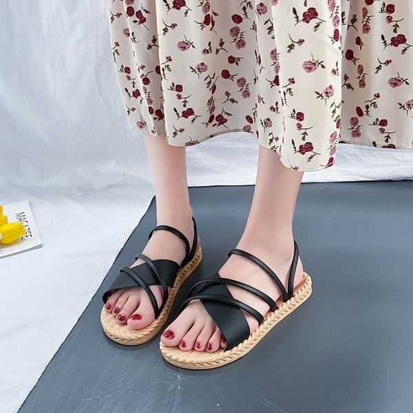 rzx50 2020 korean style beach women's sandals imitation straw two-wear women's summer flat simple holiday seaside flat shoes sanda
rzx50 2020 korean style beach women's sandals imitation straw two-wear women's summer flat simple holiday seaside flat shoes sanda