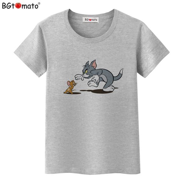 bgtomato new style cartoon cat and mouse tshirts popular lovely animals shirts brand new casual summer t-shirt women, White
bgtomato new style cartoon cat and mouse tshirts popular lovely animals shirts brand new casual summer t-shirt women, White