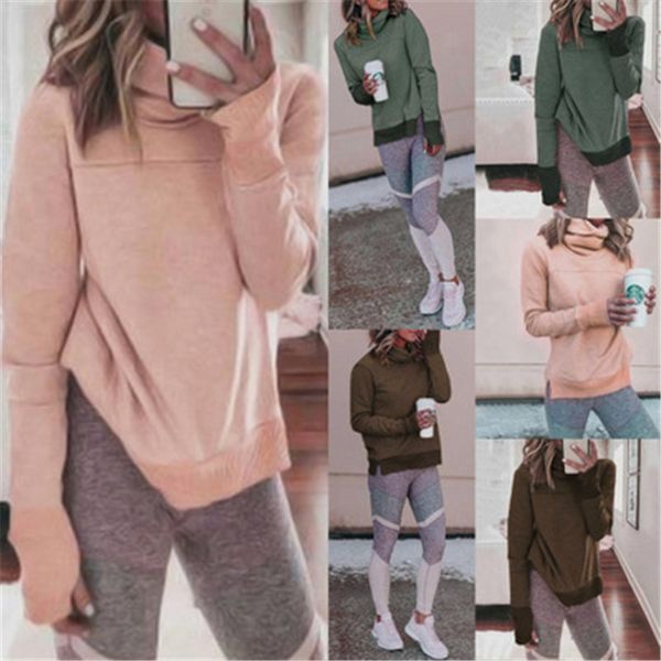 womens high neck long sleeves sweatshirts fashion trend casual pullovers designer winter female loose turtleneck tshirt sweatshirts, Black
womens high neck long sleeves sweatshirts fashion trend casual pullovers designer winter female loose turtleneck tshirt sweatshirts, Black