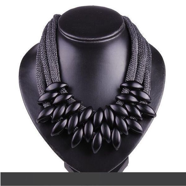fu n035 hot женщина панк золото акрилового водослив подвесок закрыть knit многослойные twist цепи коренастого choker ожерелье подарки, Silver
fu n035 hot женщина панк золото акрилового водослив подвесок закрыть knit многослойные twist цепи коренастого choker ожерелье подарки, Silver