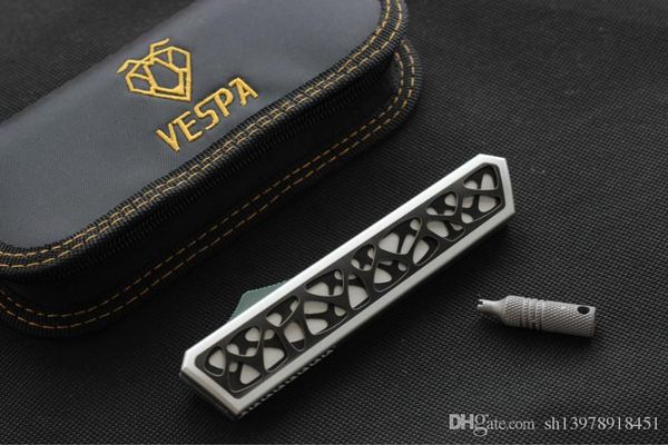 VESPA Dark звезда качества высокой складной нож Лезвие: M390 (сатин) Ручка: 7075Aluminum + TC4, Открытый выживания кемпинга ножи инструменты EDC
VESPA Dark звезда качества высокой складной нож Лезвие: M390 (сатин) Ручка: 7075Aluminum + TC4, Открытый выживания кемпинга ножи инструменты EDC