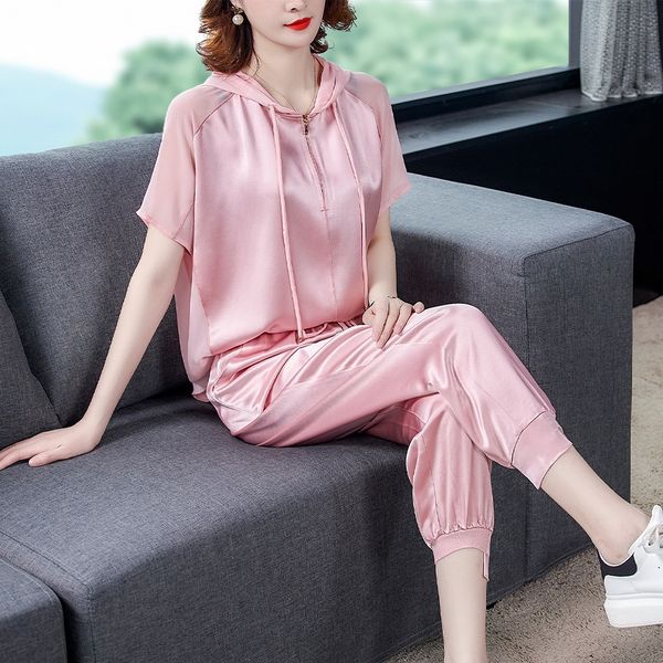 hvqyh suitwomen's slim fit temperament hooded two-piece set high-end satin fashion suit 2020 new 2020 setnew suitwomen's slim fit, Gray
hvqyh suitwomen's slim fit temperament hooded two-piece set high-end satin fashion suit 2020 new 2020 setnew suitwomen's slim fit, Gray
