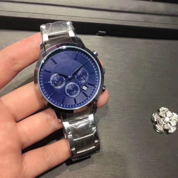 2020 six needle series luxury mens watches all dials work little needle run seconds quartz watch designer watches arma brand steel strap, Slivery;brown
2020 six needle series luxury mens watches all dials work little needle run seconds quartz watch designer watches arma brand steel strap, Slivery;brown