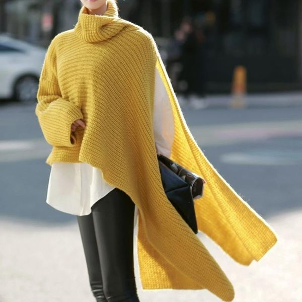 lanmrem irregular sewater female turtleneck batwing sleeve asymmetrical knitting pullover jumper 2020 spring korean wb519, White;black
lanmrem irregular sewater female turtleneck batwing sleeve asymmetrical knitting pullover jumper 2020 spring korean wb519, White;black