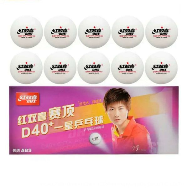 dhs/ red double happiness one-star table tennis training game with 10 pieces of new materials 40 + table tennis
dhs/ red double happiness one-star table tennis training game with 10 pieces of new materials 40 + table tennis